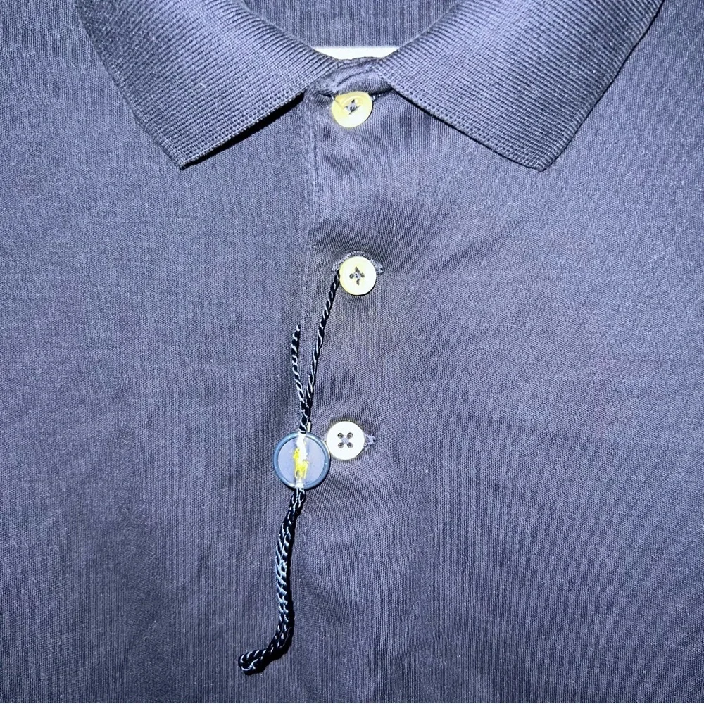 Polo Ralph Lauren Navy Blue Classic Fit Polo Shirt, Size XL